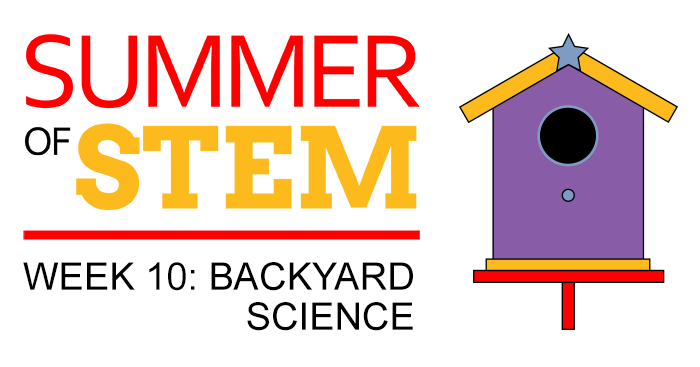Birdhouse image to represent the backyard science theme for Week 10 of Summer of STEM with Science Buddies