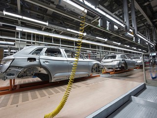 car manufacturing line