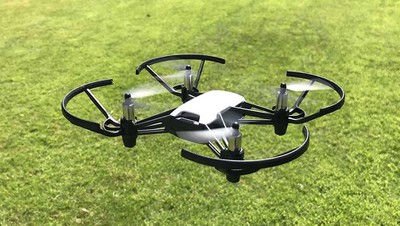 drone hovering