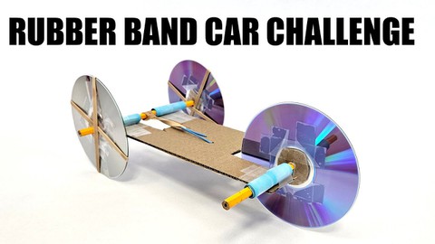 Super STRETCH Rubber Band Racer (Super-Stretch-1) 