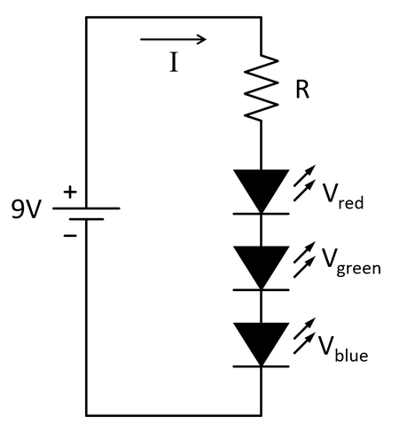 Efficient LED Circuit Design Circuit Diagram