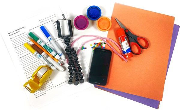 Materials needed for the 'CUT! How Does CRISPR Work?' lesson plan.