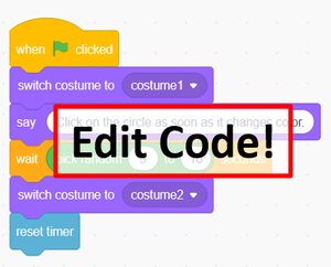 click to edit code image