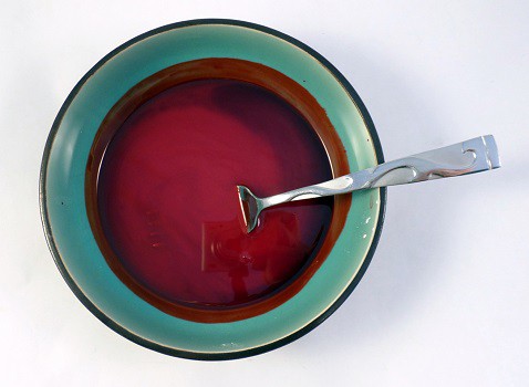 A cup full of fake blood