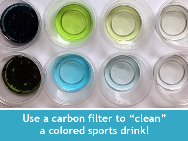 Carbon Filters and Adsorbing Science / Weekly family science STEM activity