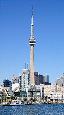 the CN tower in Toronto, Canada