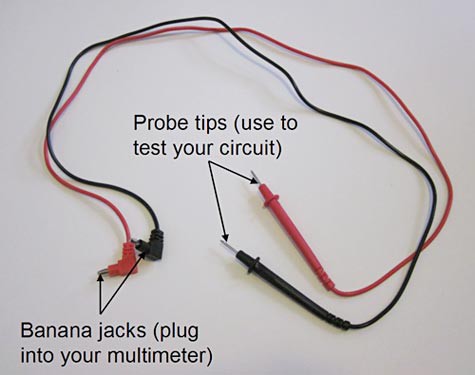 Testing cables with a multimeter