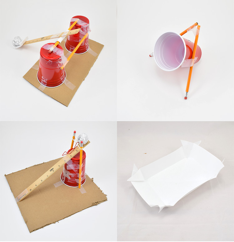 different designs for ball launcher and receiver