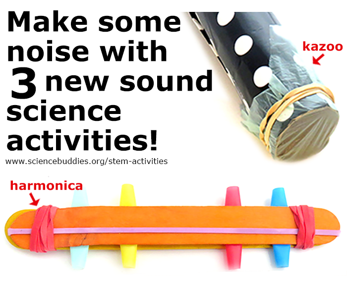 Three new noisemaker science activities for sound science