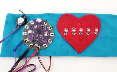 Make a Heart Rate Monitor Circuit Diagram