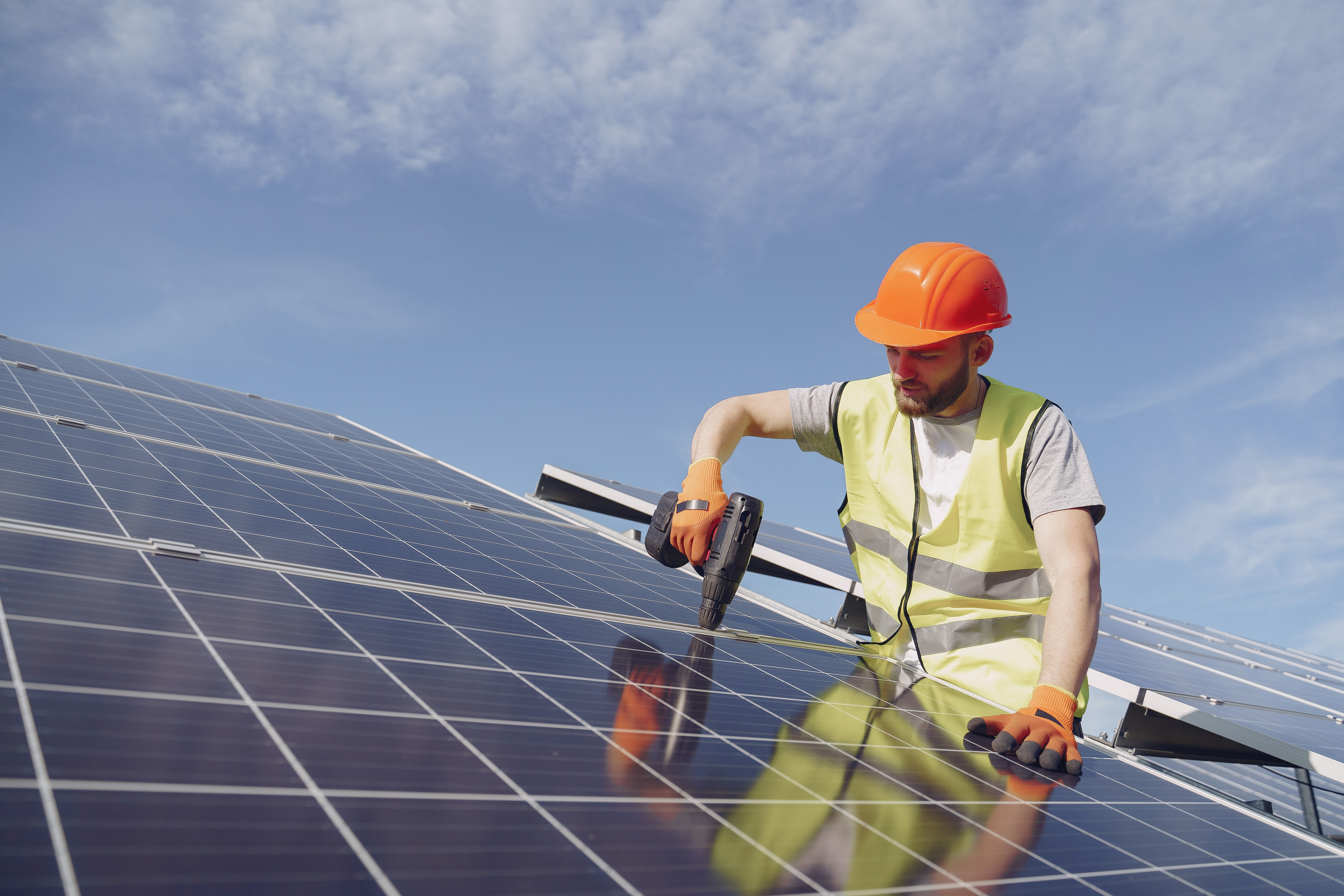 Chevron solar photovoltaic installers wiring solar panel