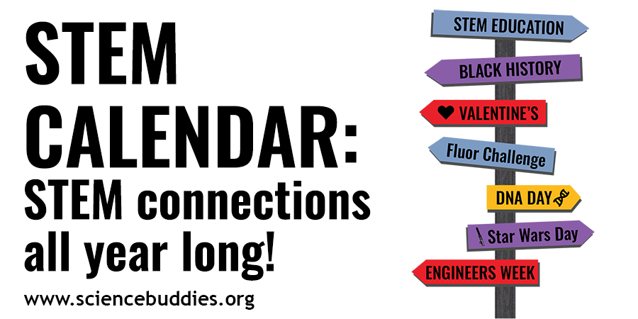 STEM Calendar for Educators: Roadmap of STEM for January-June