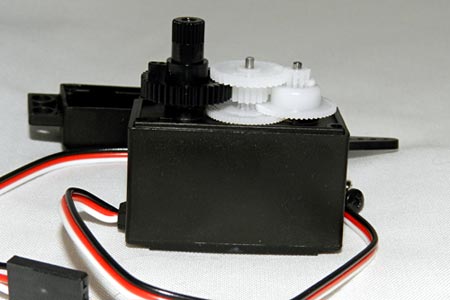 Robotics gears in a servo motor