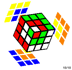 Rubik's Cube 'Cube in Cube in Cube' pattern