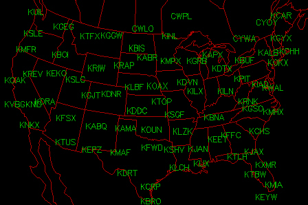 upper air sounding station map