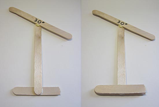 : craft stick support T