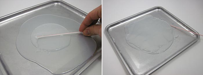 applying glue layer to soft robot gripper