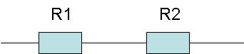 Resistors in serial connection
