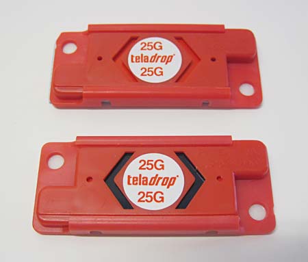 25g telatemp resettable shock indicators