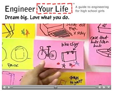Video image Engineer Your Life Industrial Designer Commercial and industrial designers career video with Judy Lee designing various products.