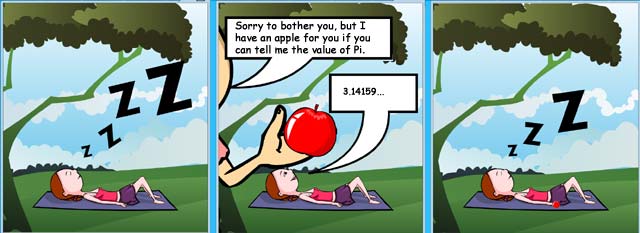 An analogy of how an RFID system reads a tag.