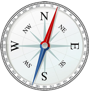 a compass