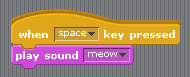 Scratch play sound