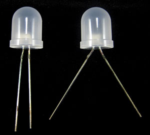 LED leads bent