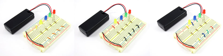 breadboard jumper wire color coding