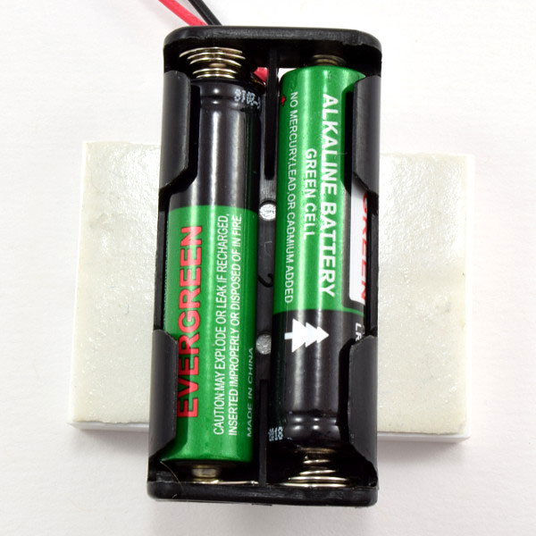 AAA batteries in battery holder