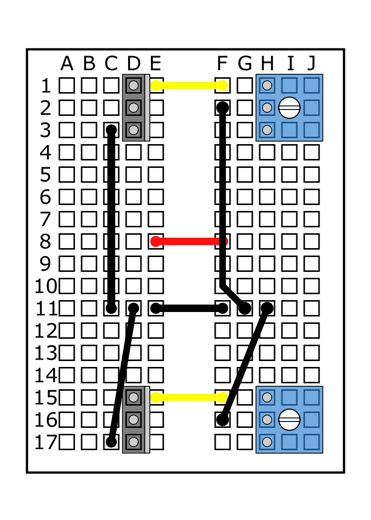 MOSFET into D15, D16, D17