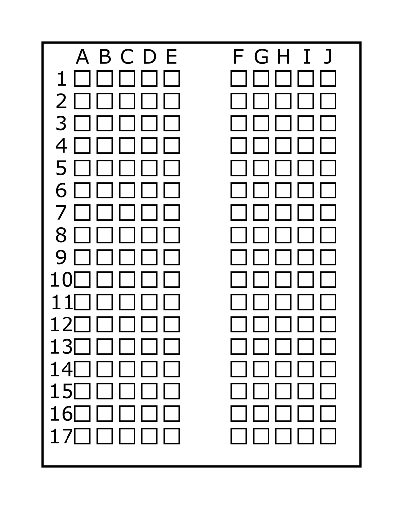 Blank breadboard