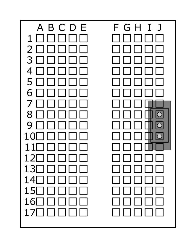 Power switch in J8, J9, J10