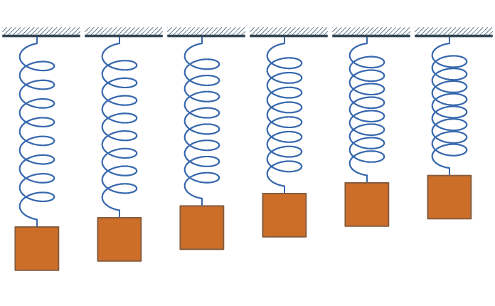 Simple Harmonic Motion in a Spring-Mass System | Science Project
