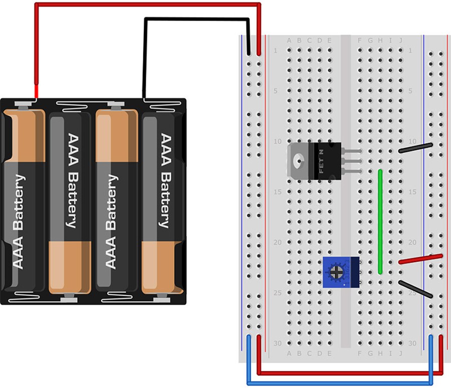 DIY Mini Drone: Altitude Control Circuit Circuit Diagram