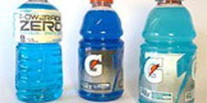 Measuring blue food dye in sports drinks