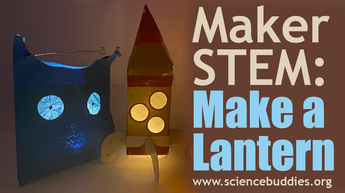 Makerspace STEM: Sample paper lanterns from DIY STEM activity