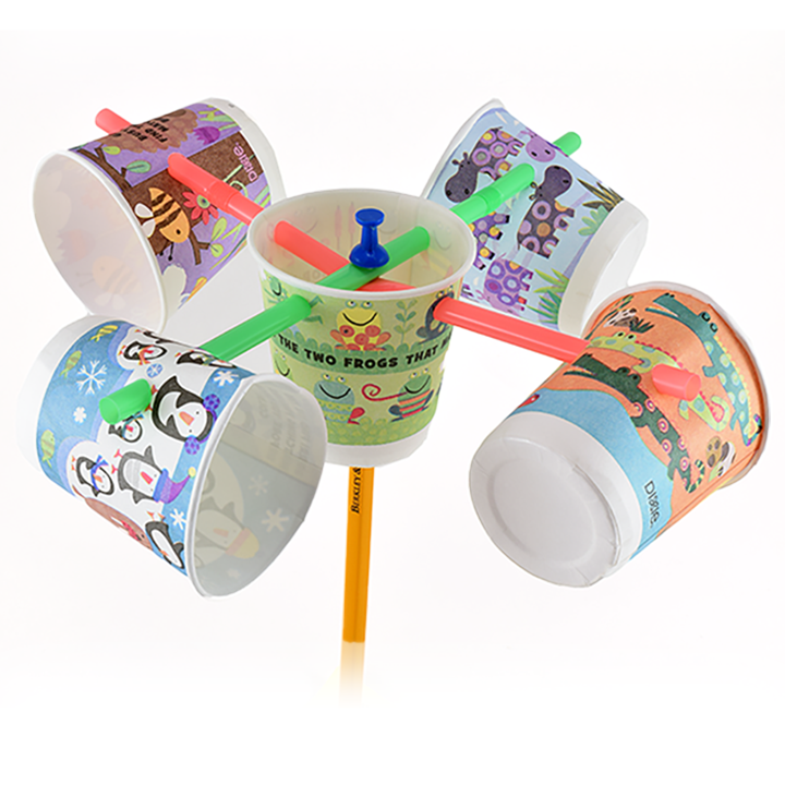 Anemometer wind meter made from small cups for weather science