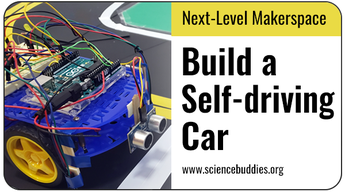 Next-Level Makerspace STEM: Self-driving car made with a BlueBot and Arduino