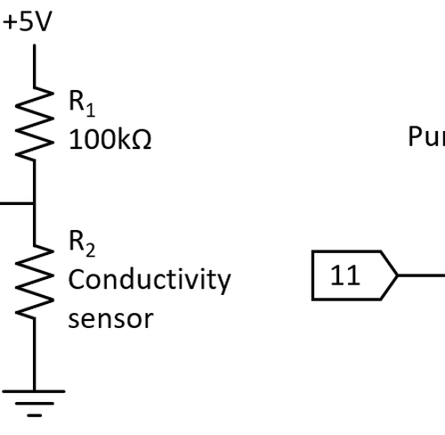 Circuit diagram for an insulin pump