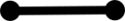 Breadboard diagram symbol for a black jumper cable
