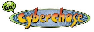 Logo for a children's cartoon on PBS titled Cyberchase