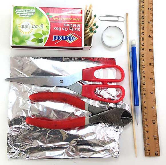 Materials needed to do this fun Match Rockets science activity 