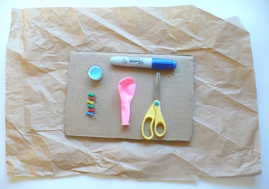 Materials needed to perform this mapping activity