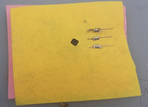 Complete wired LEDs on LED patch. 