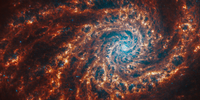 Spiral Galaxy NGC 4254’s Dazzling Swirls