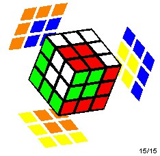 Rubik's Cube with a cube in cube pattern