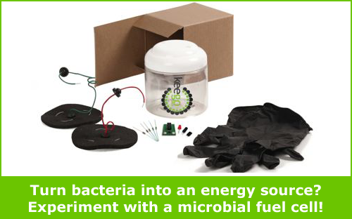 Microbial fuel cell alternative energy kit from Science Buddies Store