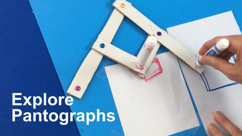 How to draw bigger and smaller with a pantograph 