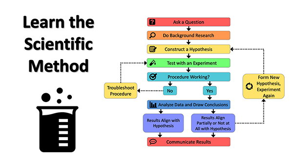 flowchart for learning the Scientific Method